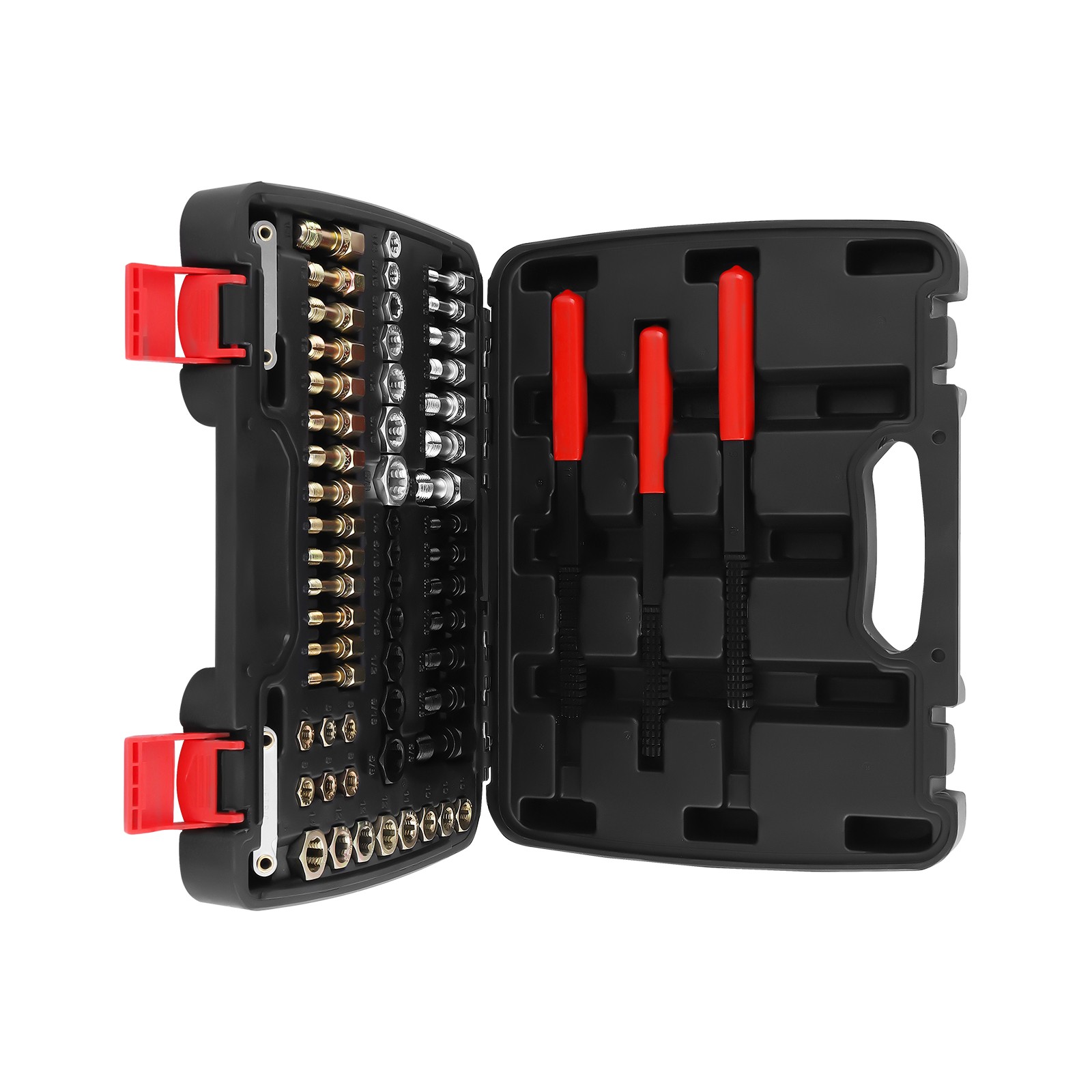 61pc Universal Thread Chaser Set for Automotive/Machinery UNC/UNF/Metric + Files