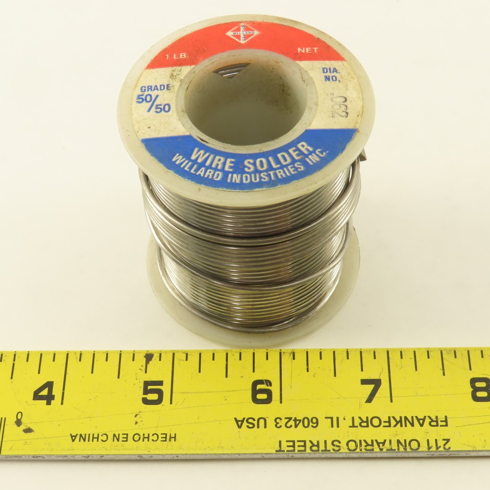 Willard Solder .062" Diameter 50/50 Grade14oz