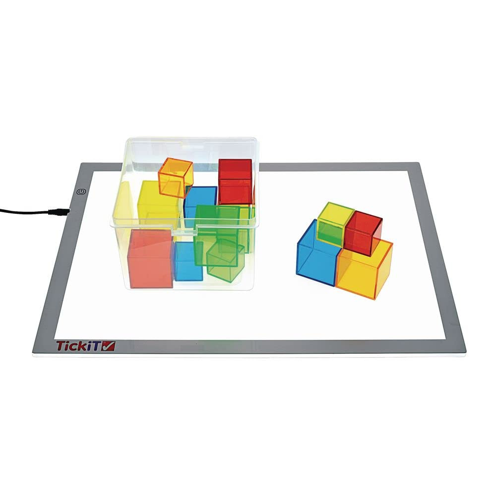 STEM Translucent Cubes with Activity Cards