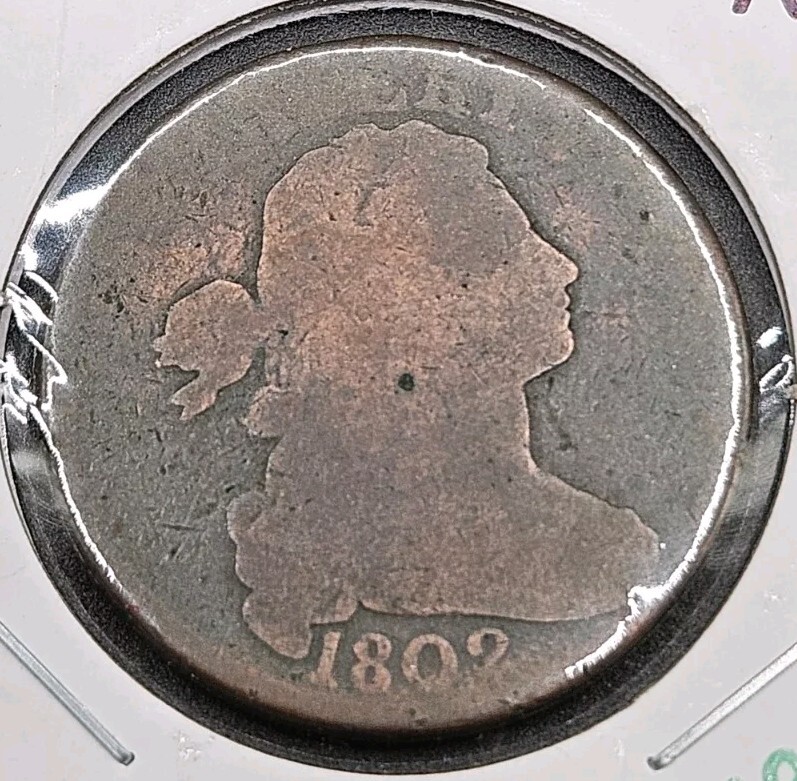 1802 Draped Bust Large Cent | ABOUT GOOD