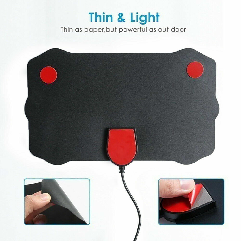 5600 Miles Digital TV Antenna Indoor HDTV Amplified Signal Booster 4K HD 1080P