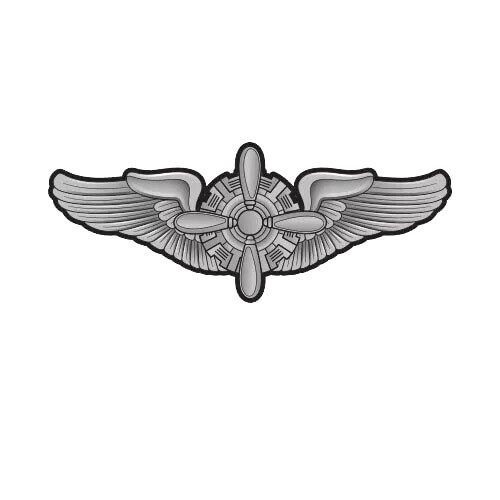 Flight Engineer Badge FE Wings Sticker Decal