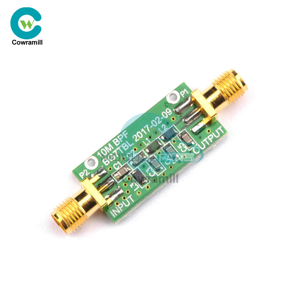 BPF Bandpass Filter 10M 10MHz BPF Band-pass Filter Low Insertion Loss New