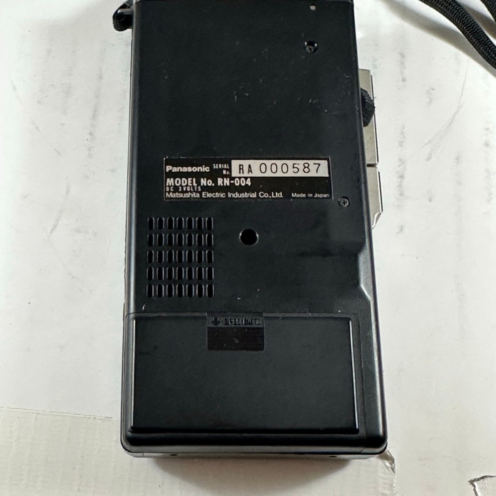 Panasonic Micro Cassette Recorder RN-004 Vintage