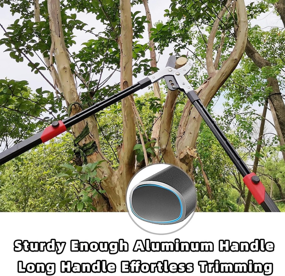 Heavy-Duty Extendable Loppers 28-41" with Compound Action for Effortless Pruning