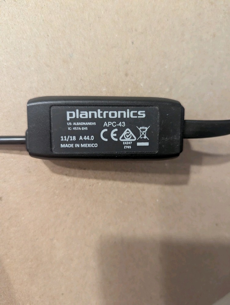 Plantronics APC-43 Electronic Hook Switch - EHS Cable -  Cisco IP Phones