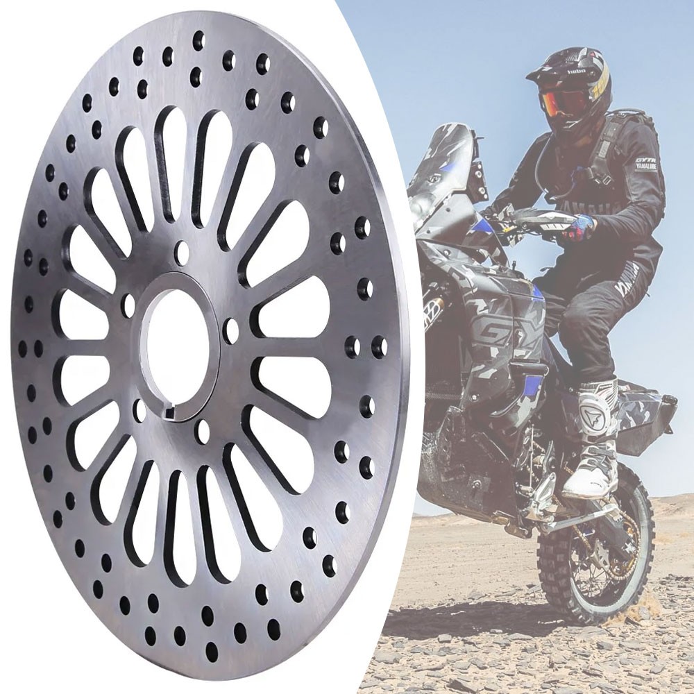 Chrome 11.5" Rear Brake Rotor Disc for Harley Touring Road King Electra Glide