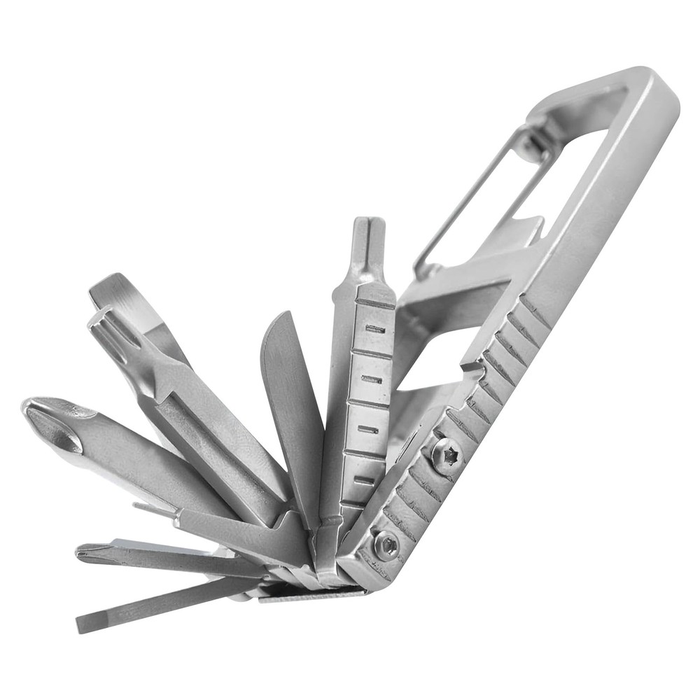 12in1 Mini Bottle Opener cutter Keychain Multitool for Camping Daily Use