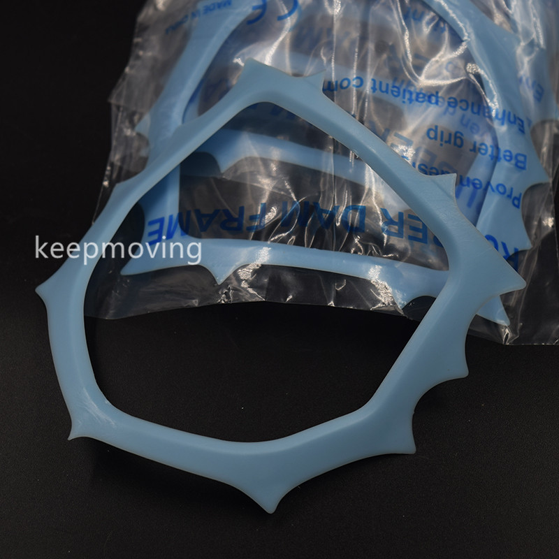 Dental Plastic Rubber Dam Frame Holder Autoclavable Frame Blue