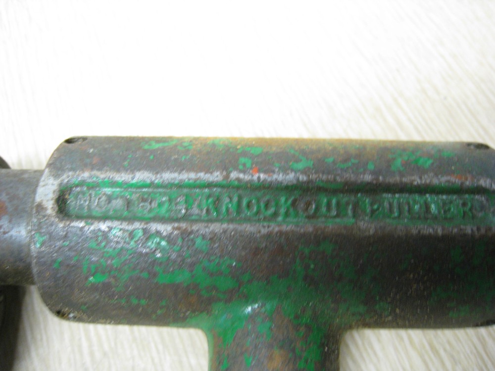 USED GREENLEE NO.1804 RATCHET KNOCKOUT PULLER FREE SHIPPING