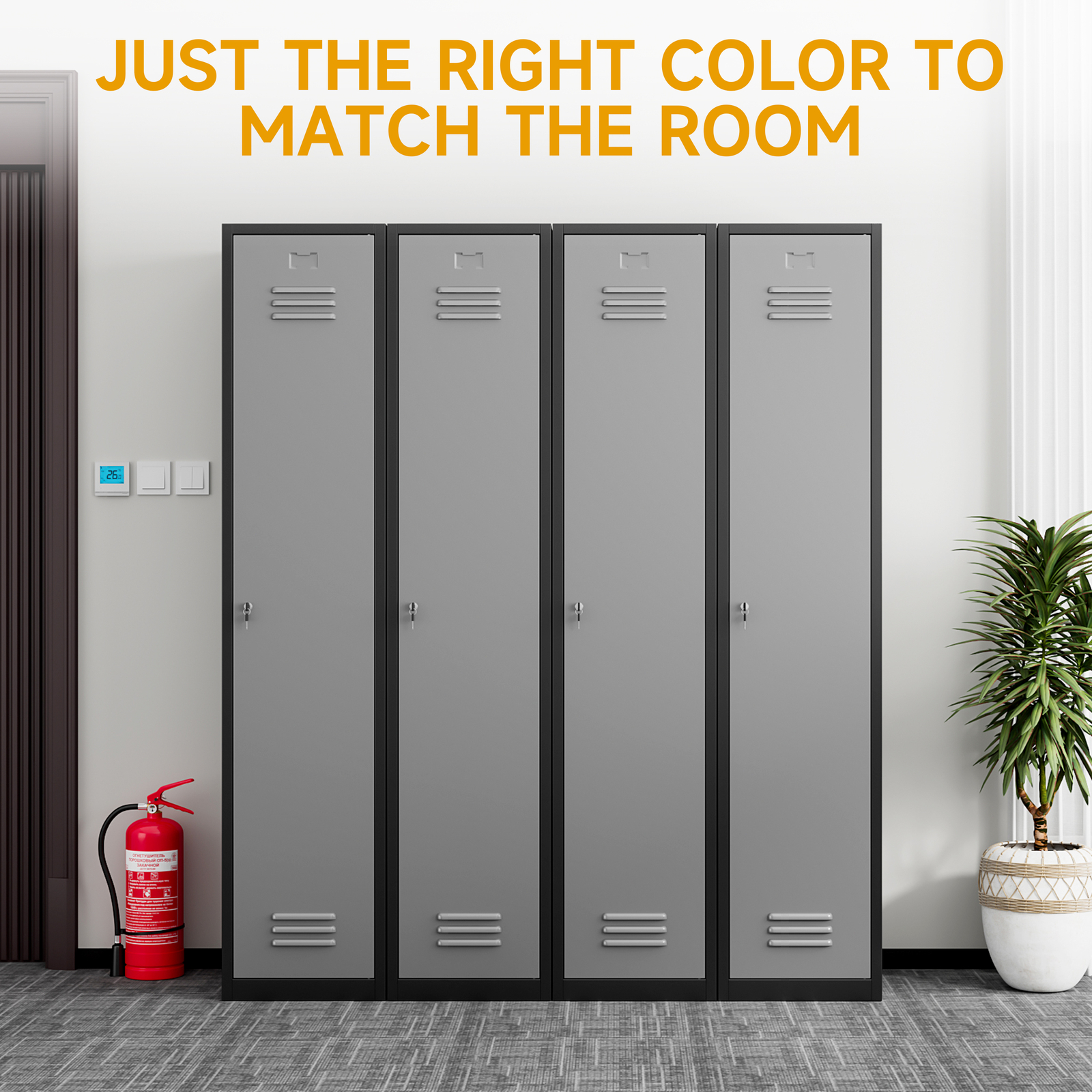 Storage Cabinet Metal Lockers Metal Storage Locker for Office School Gym Locker