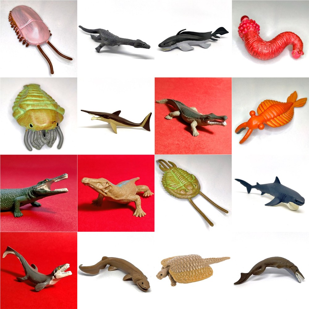 Prehistoric Crocodiles / Sharks / Sea Life / Cambrian Safari Ltd. mini figures