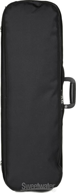 Bobelock Oblong Violin Case - 4/4 Size, Black with Blue Interior
