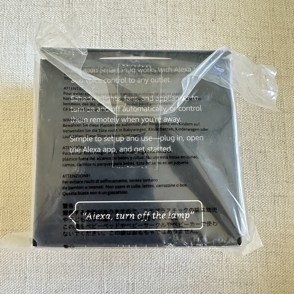 Amazon Smart Plug Works With Alexa White 3 Prong