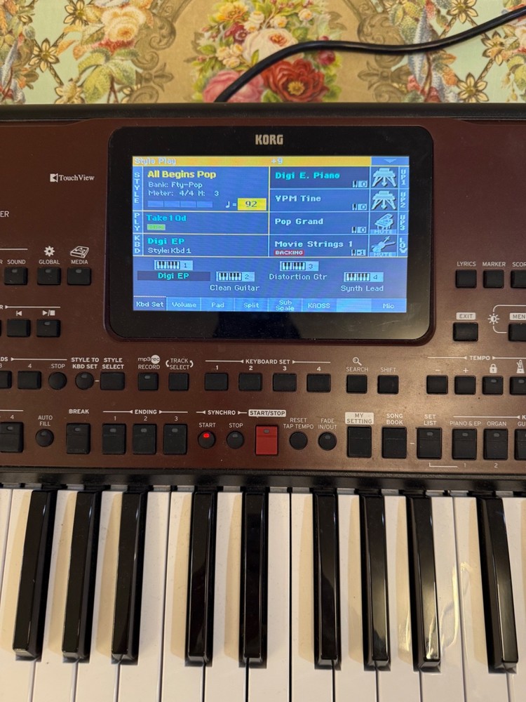 Korg PA700 61 Key Arranger Keyboard