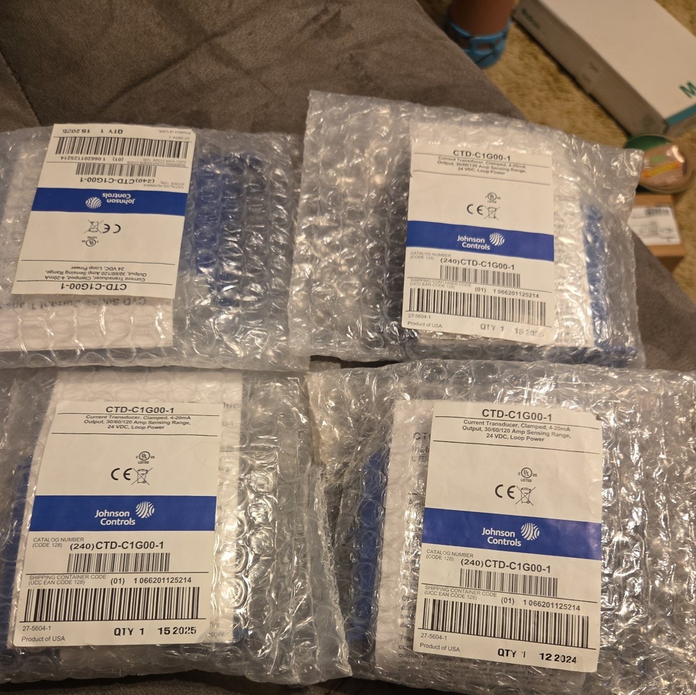 SEALED Johnson Controls Ctd-C1g00-1 Current Transducer, Split,Foot Mounted