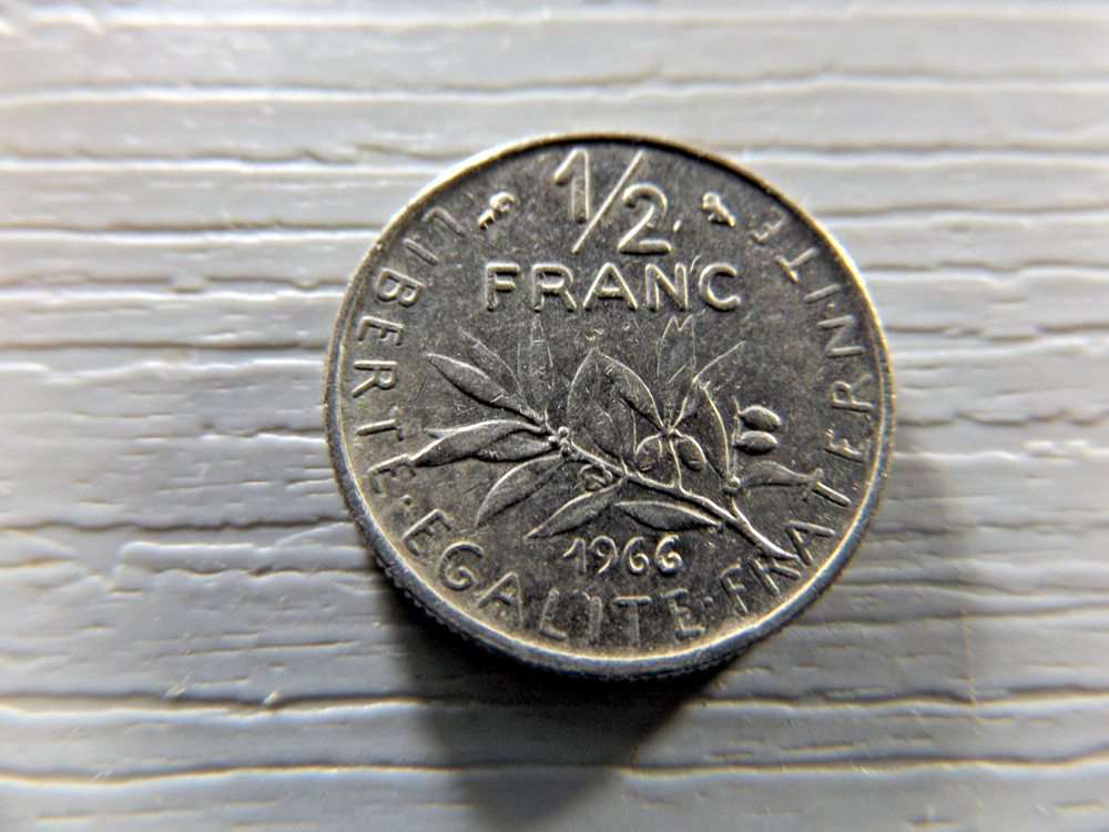 FRANCE 1966 Half Franc