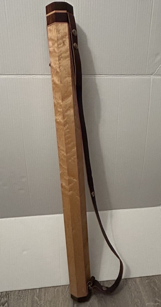 Bird's Eye Maple Fly Fishing Case