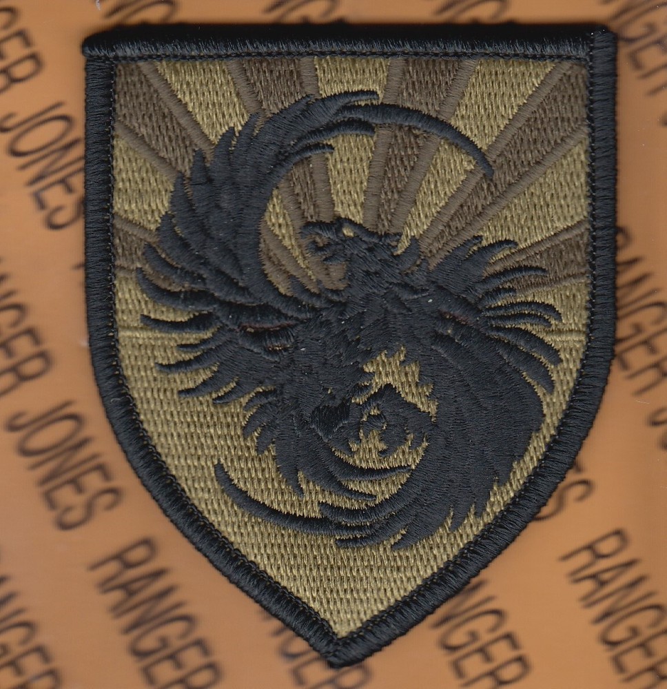 US Army 111th Military Intelligence Bde MI ~3.75" OCP w/ HOOK patch m/e