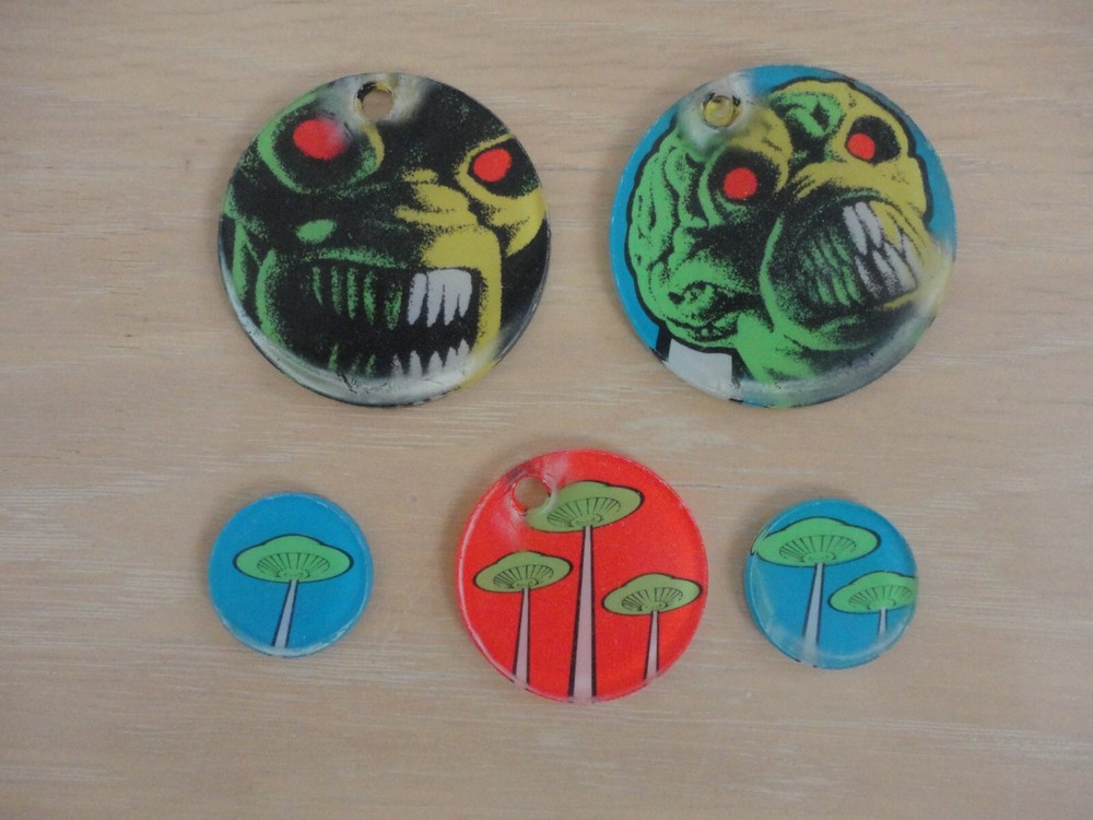 Attack From Mars Pinball Machine Promo Plastic Set Rare Mint