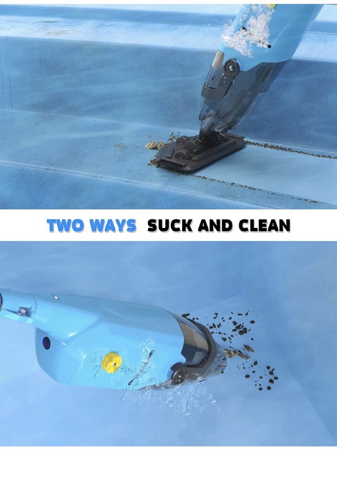 EFURDEN Pool Vacuum for Above Ground Pool, Cordless Handheld Rechargeable.