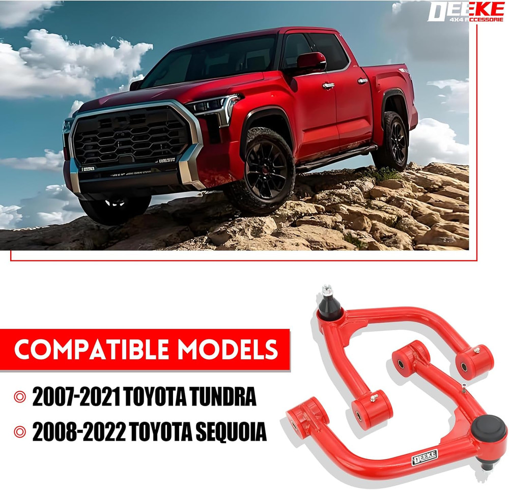 2007-21 Tundra 2008-22 Sequoia Front Upper Control Arms–Compatible Replacement