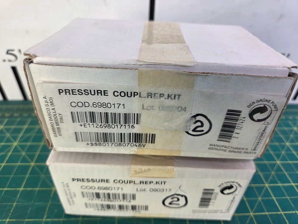 Gambro Dasco Pressure Coupler Rep. Kit 6980171