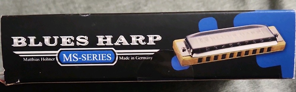 HOHNER Blues Harp MS-Series Diatonic Harmonica Key B MS Components