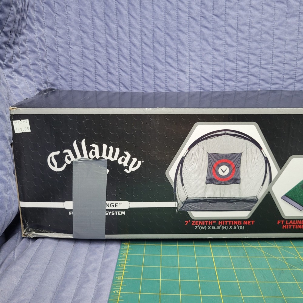 Callaway Golf 7'x7' Home Range Full Hitting System Hitting Net Practice NIB