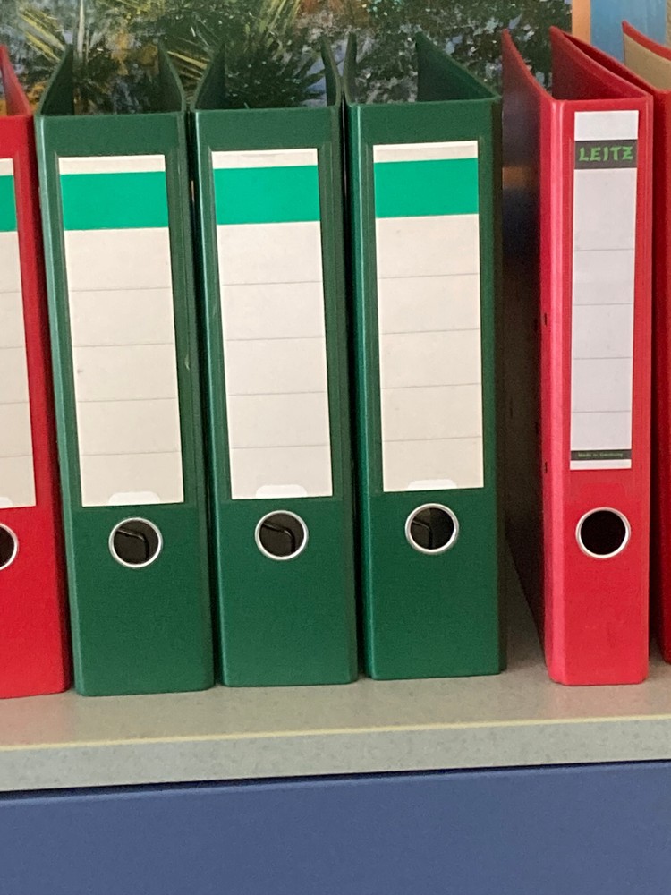 Leitz Binder Lever Arch File, White, Plastic, A4, 80mm Spine,