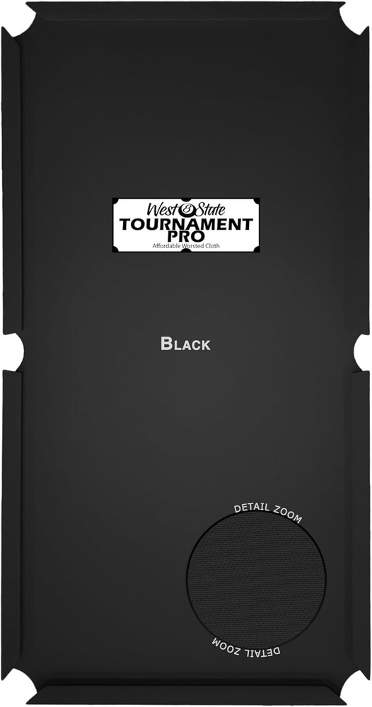 25 Oz Tournament Pro Worsted Pool Table Felt Replacement Kit for Tables - Multip