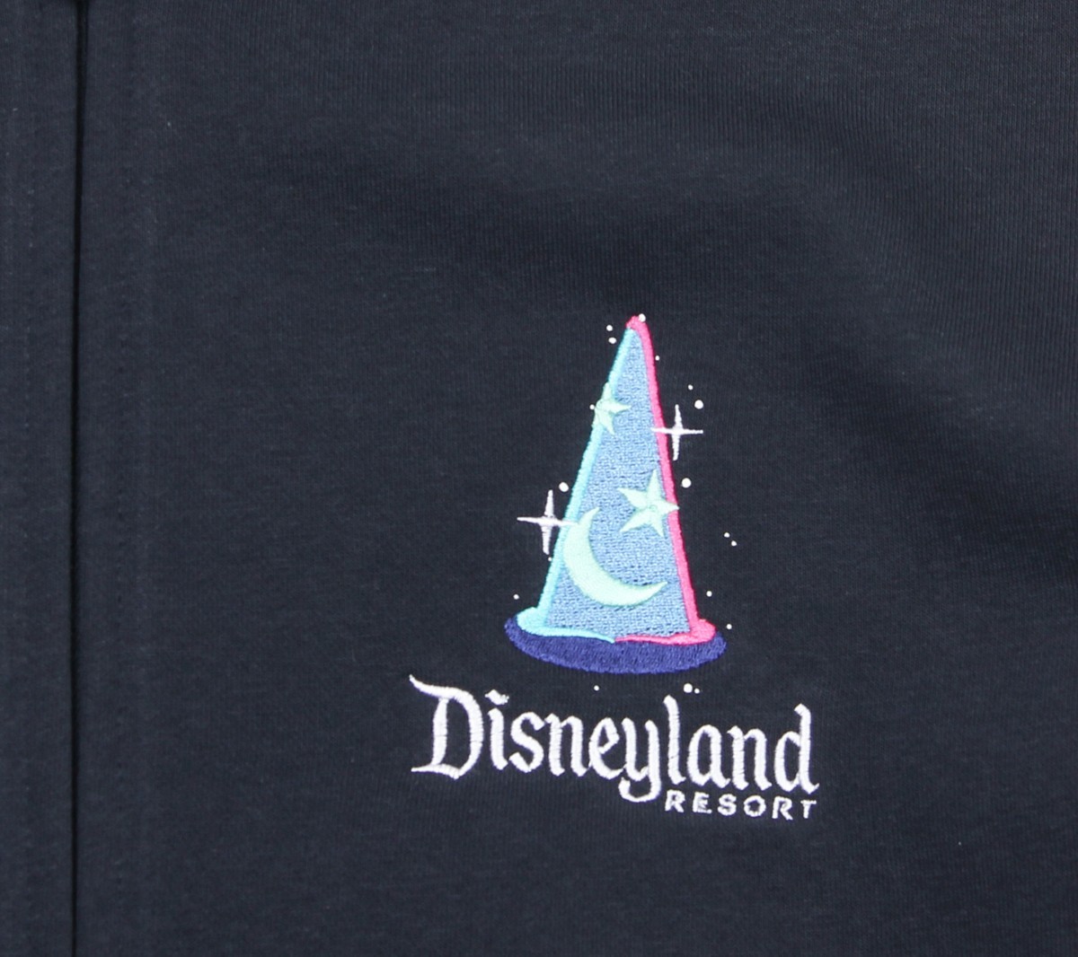 Disney Parks Disneyland Mickey Mouse Sorcerer Oversized Zip-Up Hoodie Size Large
