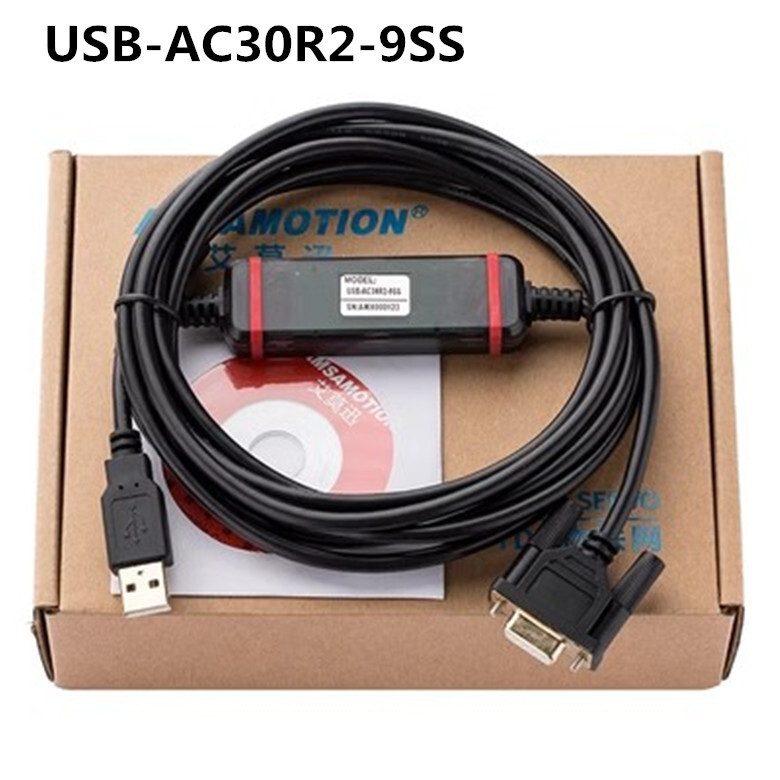 USB-AC30R2-9SS for Mitsubishi data download line A970 A985GOT programming cable.