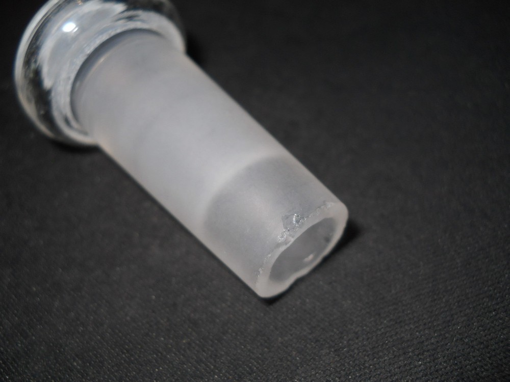 Corning Pyrex Glass 19/38 Inner to 14/20 Outer Joint Reducer Bushing