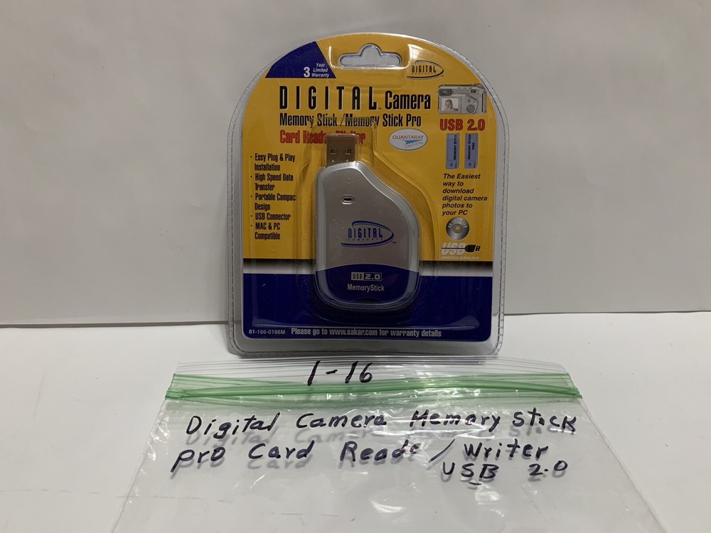 Digital Camera Memory Stick / Pro Card Reader / Writer USB 2.0