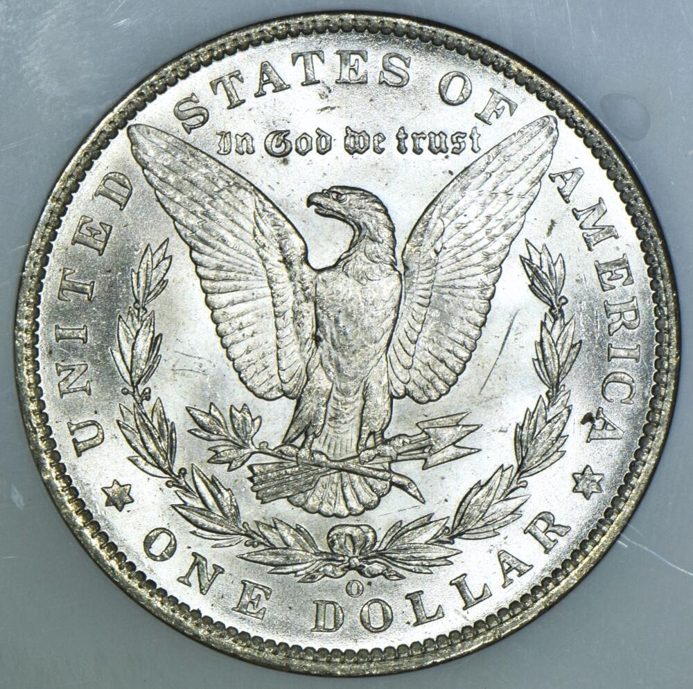 1890-O Morgan Dollar NGC MS-63; Nice White