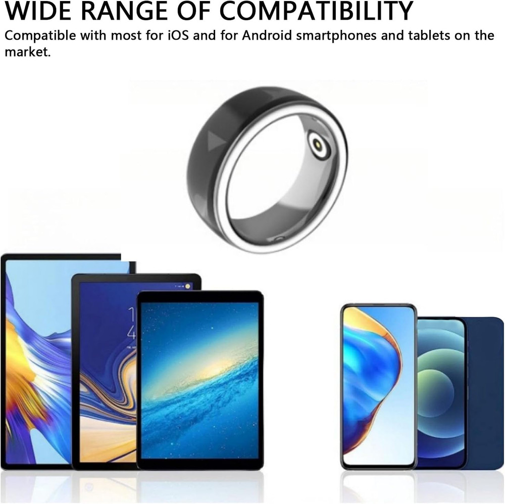 Smart Scrolling Ring, Waterproof Smart Ring Page Turner Ring with Remote Control