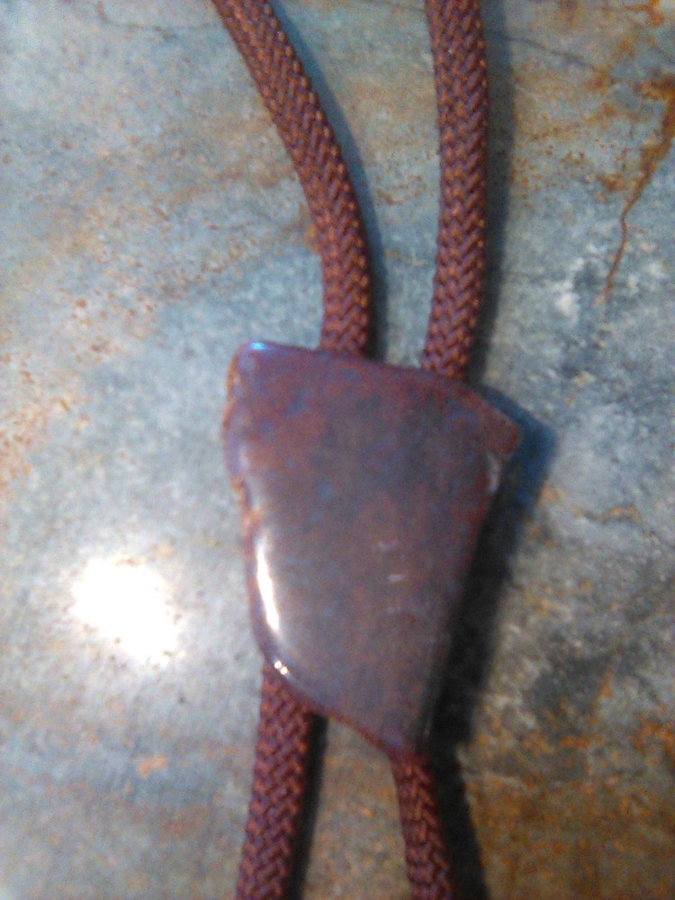Bolo Tie Agate ? Brown Stone Beautiful