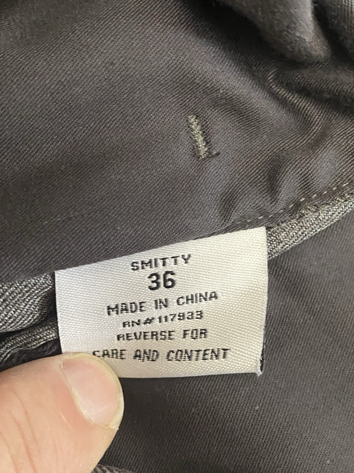 Smitty Charcoal Grey Pleated Umpire Pants Size 36 37.5x34) Active Waistband