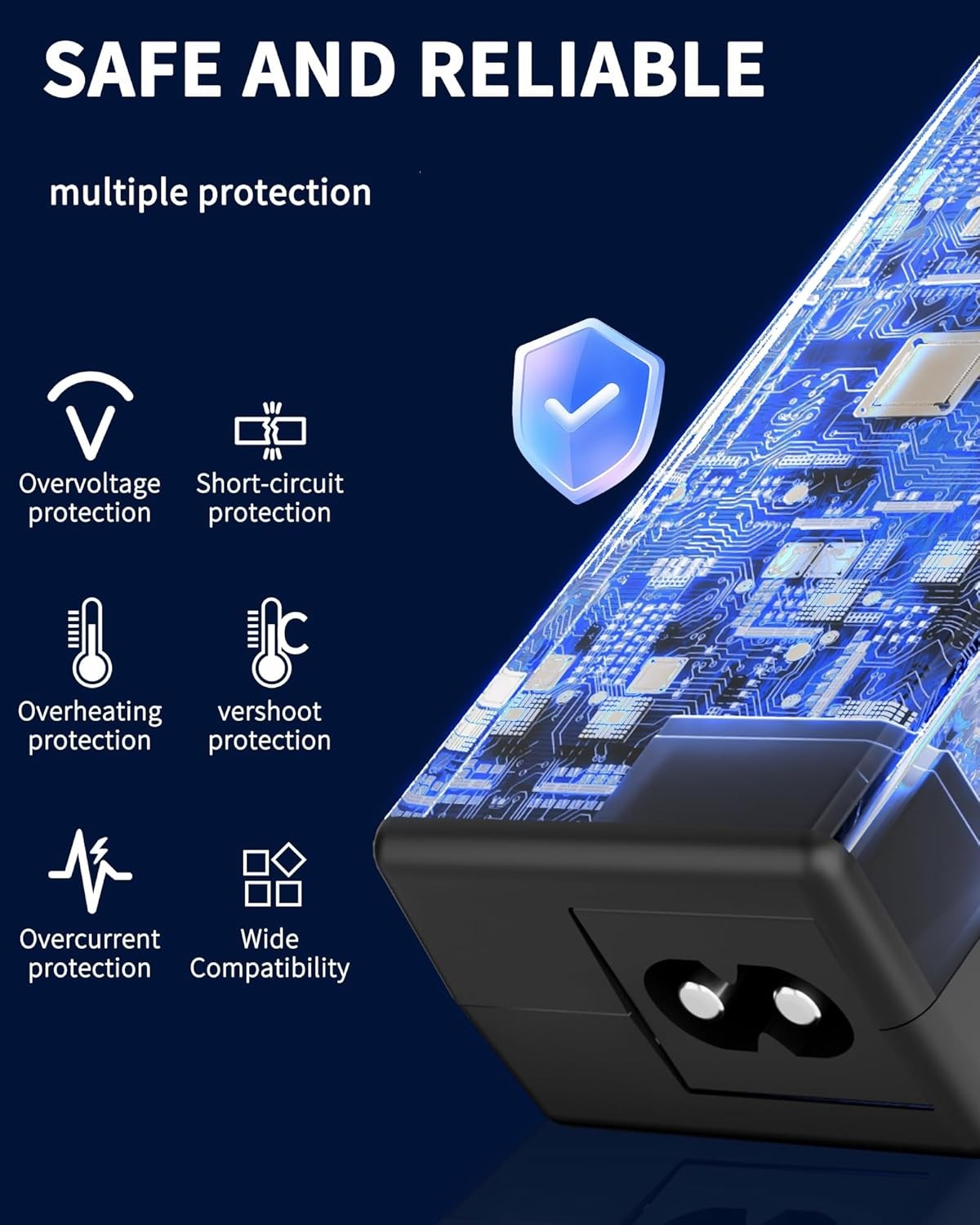 42V 4A 4-Pin AC Adapter Charger for Oraimo Electric Bike Monster 100 Power Cord