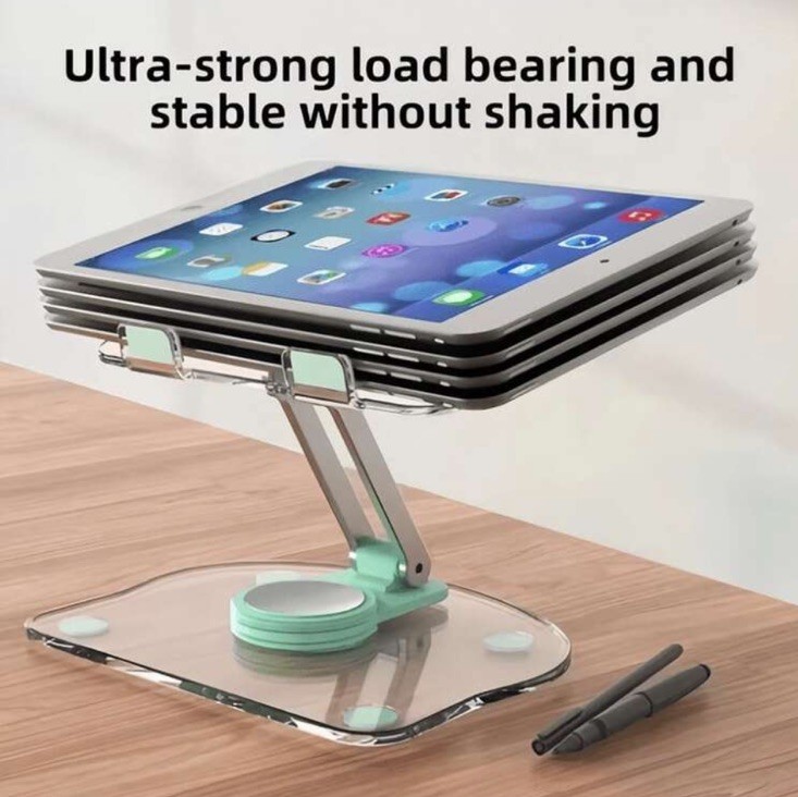 MX  360 Degree Rotating Mobile Tablet Stand Adjustable Tablet