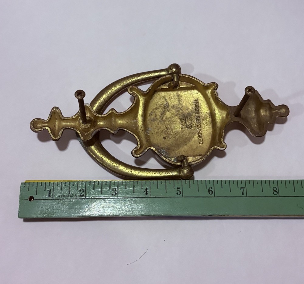 Vintage Things Remembered Solid Brass Door Knocker Engraved “O’hara” Decor X