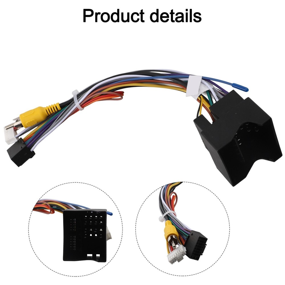 Power Harness with Integrated Canbus Protocol for Android Navigation Units