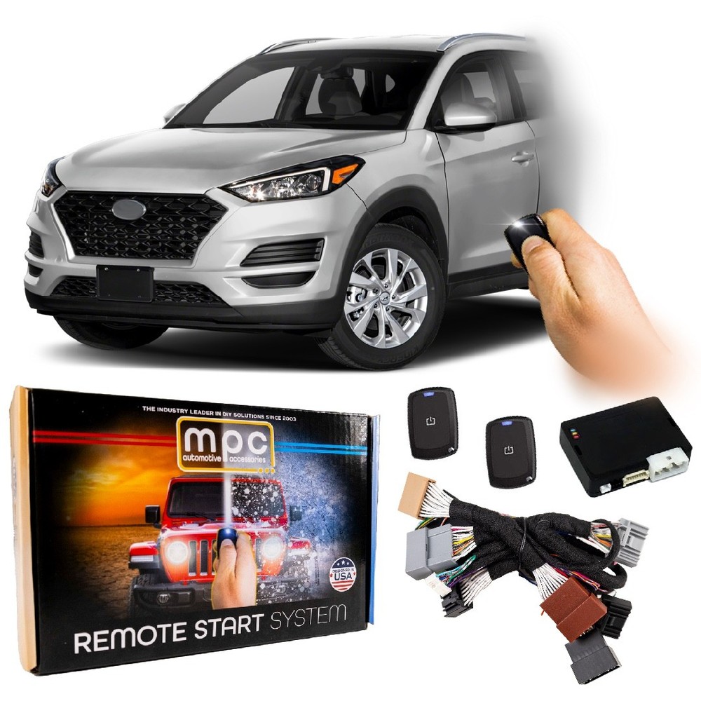 Remote Start Kit For Hyundai Tucson 2017-2021 | Plug & Play | w/ 1-Button Fobs