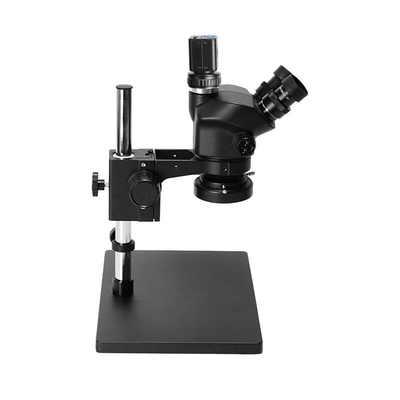 Trinocular Stereo Microscope Magnifier Stand 2K Microscope Camera 3.5X-100X