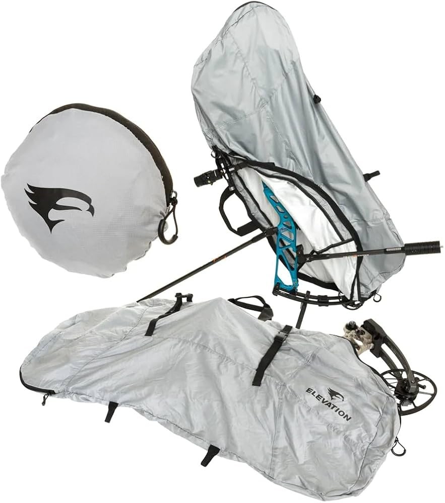 ELEVATION PACKABLE BOW COVER GREY 39 IN. -NEW-