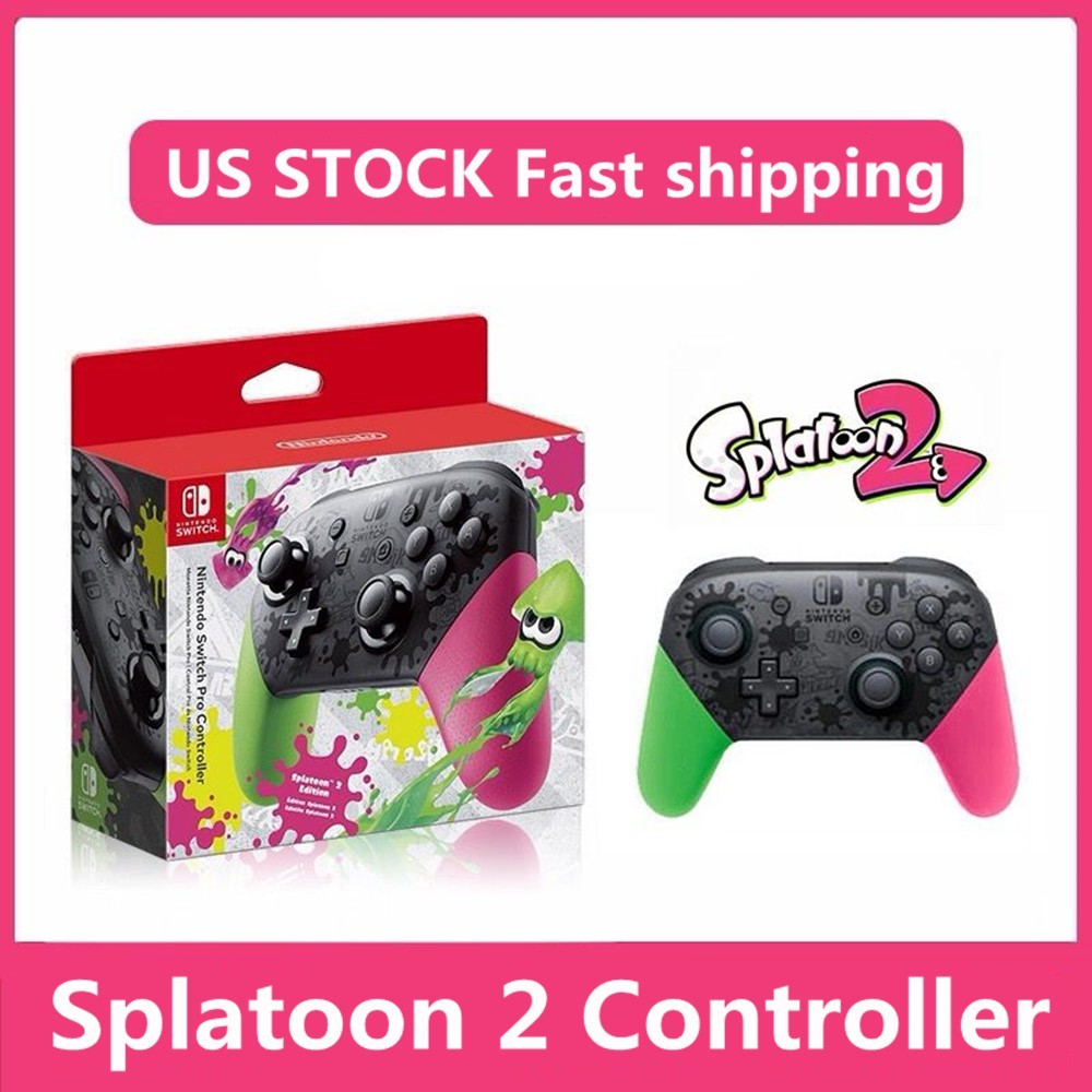 Official Pro Controller Splatoon 2 Edition Version for Nintendo Switch