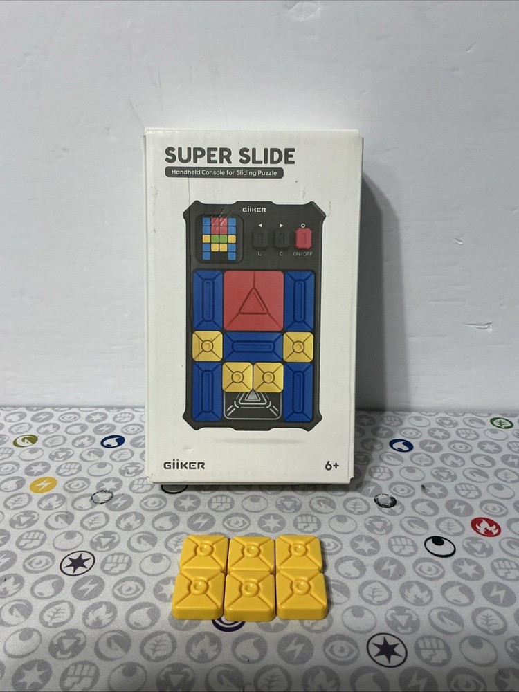GiiKER Super Slide Electronic Handheld Brain Teaser Puzzle - Complete - Tested!