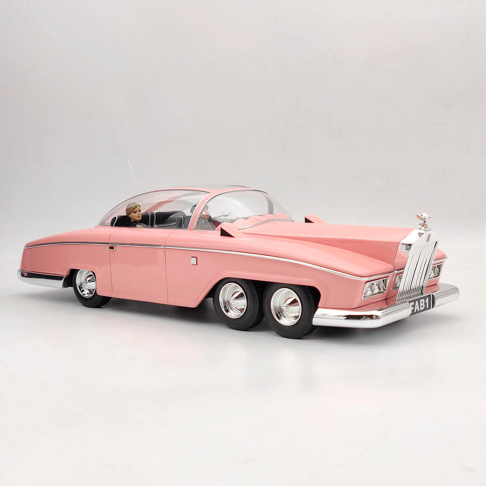 1/18 AMIE Rolls Royce Lady Penelope's Thunderbirds FAB 1 Resin Models Car Gifts