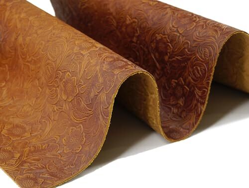Bump Texture Tooling Leather Sheets Plain Geometric Pattern Printed Leather S...